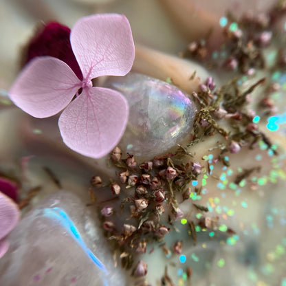 Ostara Crystal Soap | Angel Aura Rose Quartz